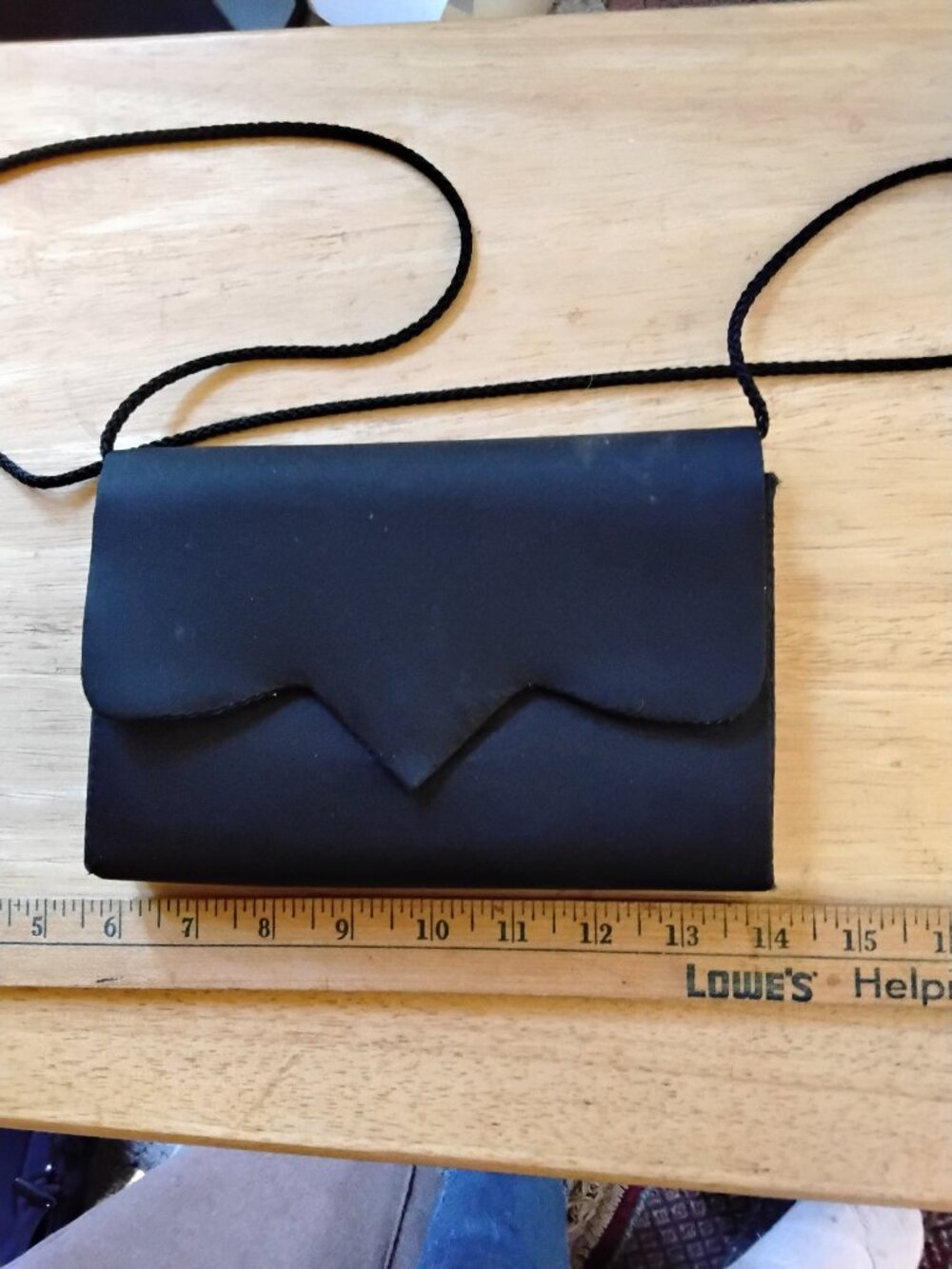Black evening purse
